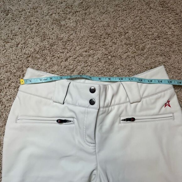 Perfect Moment Aurora Skinny Ski Pants Waterproof White Cream Medium - Picture 5 of 8
